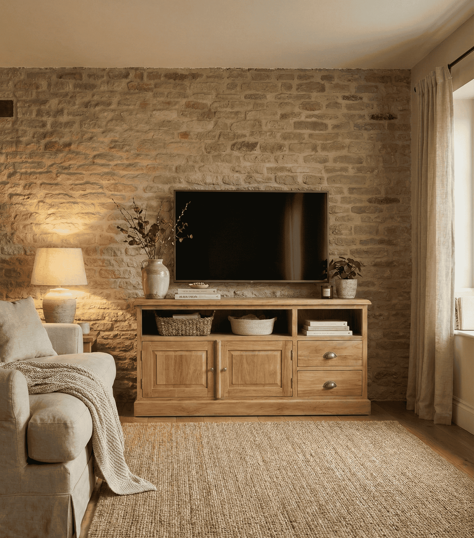 Teak TV Kast Senja - Afbeelding 3