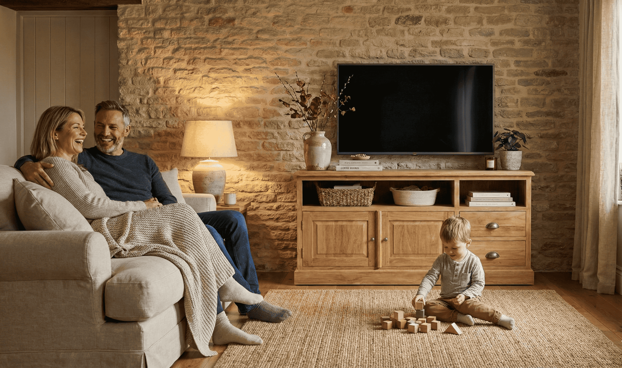 Teak TV Kast Senja - Afbeelding 2