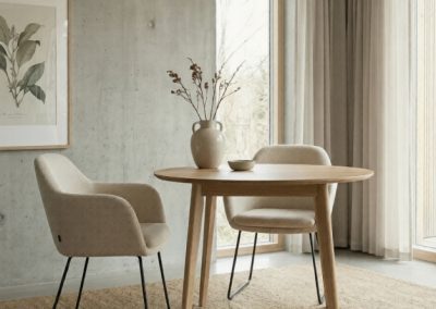 Eetkamer stoel in woonkamer