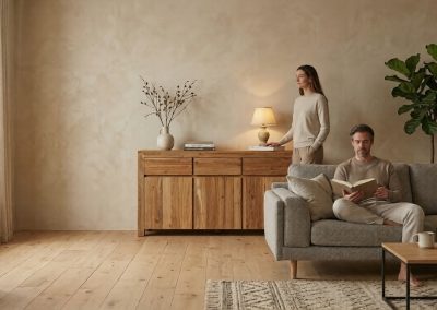 Teak Dressoir Jati 3 Deur