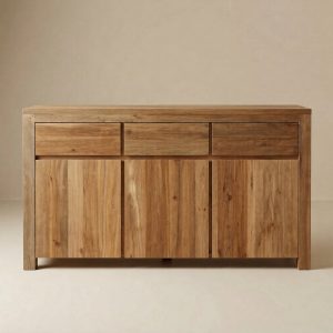 Teak Dressoir Jati 3 Deur