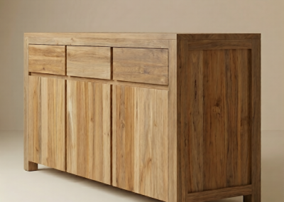 Teak Dressoir Jati 3 Deur