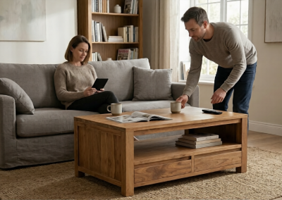 Teak Salontafel Jati 90 cm