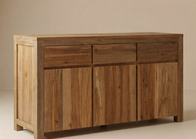 Teak Dressoir Jati 3 Deur