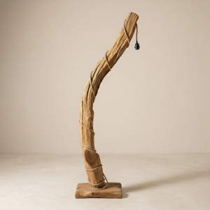 Teak Wortel Vloerlamp