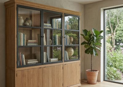 Teak Vitrinekast Aruna 6 Deur