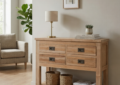 Teak Wandtafel Bumi 90 cm