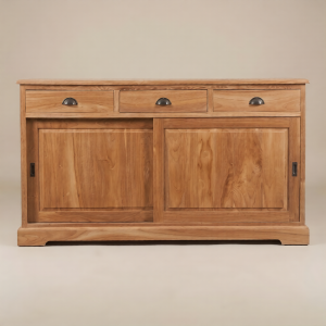 Teak Dressoir Senja Schuifdeur