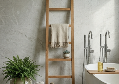 Teak Decoratie Ladder