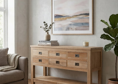 Teak Wandtafel Bumi 140 cm