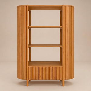 Teak Boekenkast Sutra