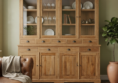 Teak Vitrinekast Bayu