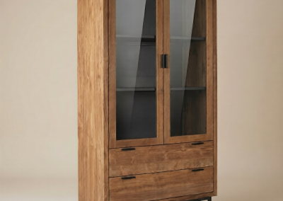 Teak Vitrinekast Selaras