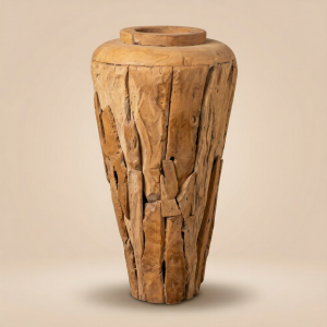 Teak Wortel Vaas 100 cm