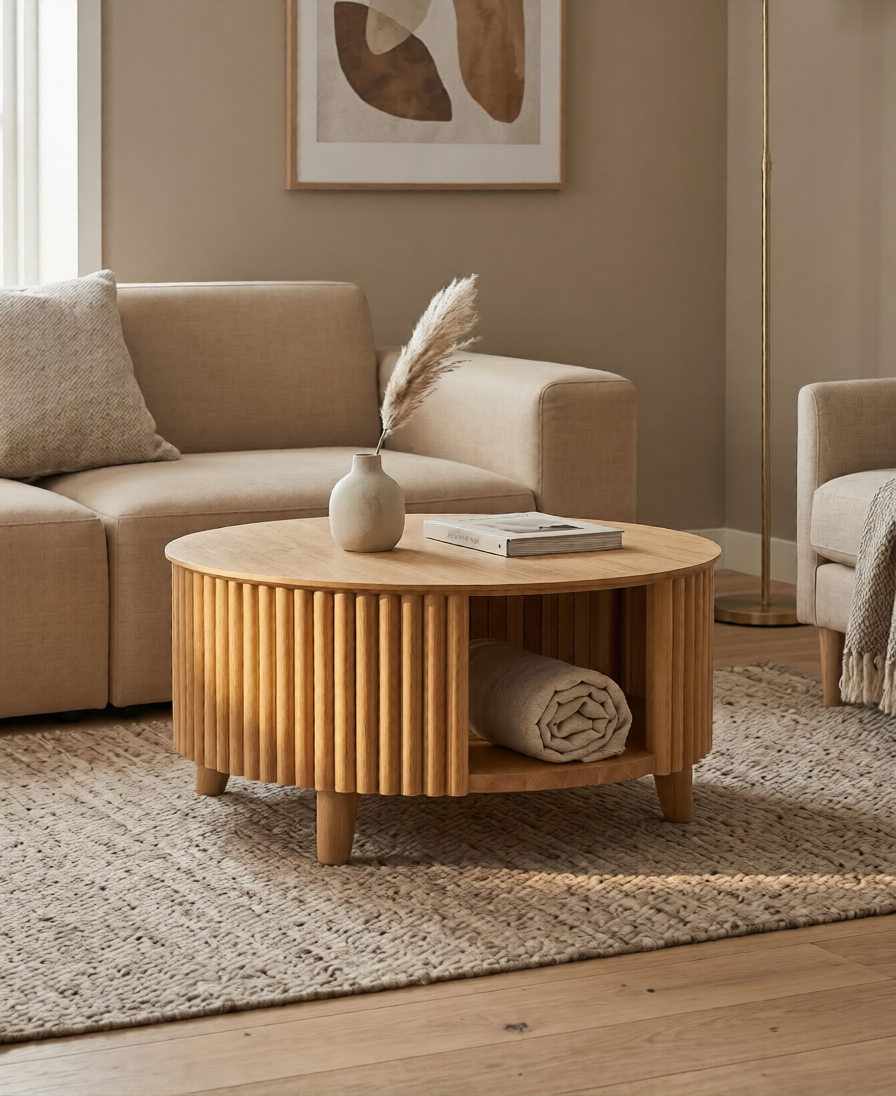 Teak Salontafel Sutra 80 cm