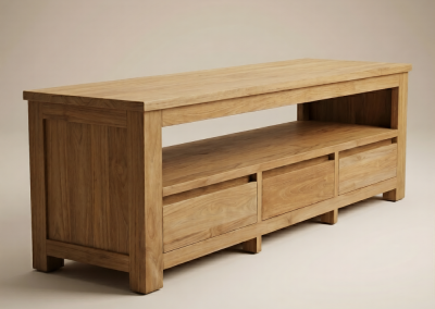 Teak TV Kast Rimba 160 cm Open