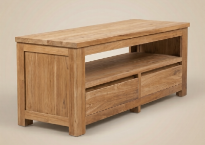Teak TV Kast Rimba 100 cm Open