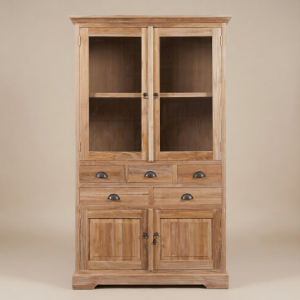 Teak Vitrinekast Mahesa