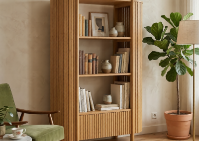 Teak Boekenkast Sutra